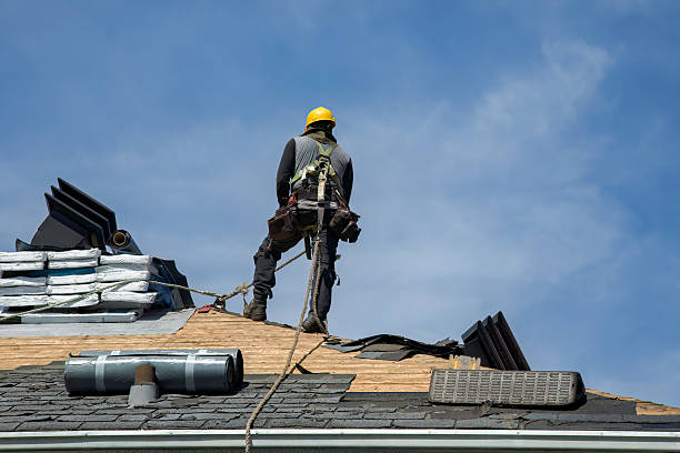 Professional Storm Damage Roof Repair technician working in Voorhees, NJ